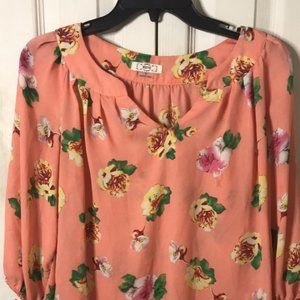 Women's floral blouse